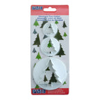 Découpoirs en plastique - Ensemble de 3 Sapins de Noël