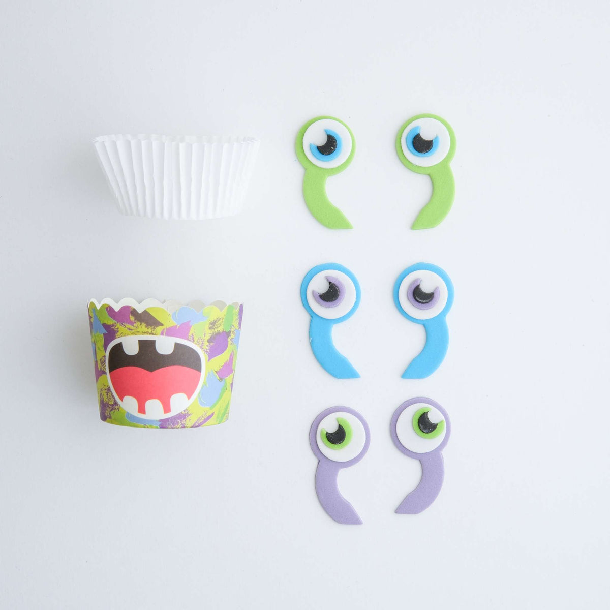 Alien Cupcake Decoratie Kit met Eetbare Toppers