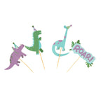 Cupcake-Dekorationsset - Party Dinosaurier (24 Förmchen und Toppers)