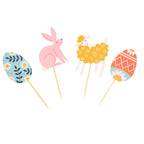 Ensemble de cupcakes - Joyeuses Pâques (24 caissettes et toppers)