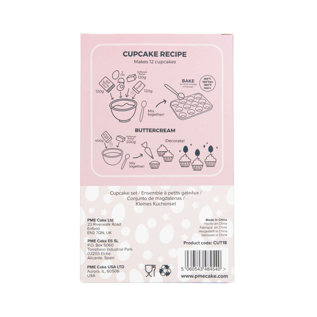 Ensemble de cupcakes - Joyeuses Pâques (24 caissettes et toppers)