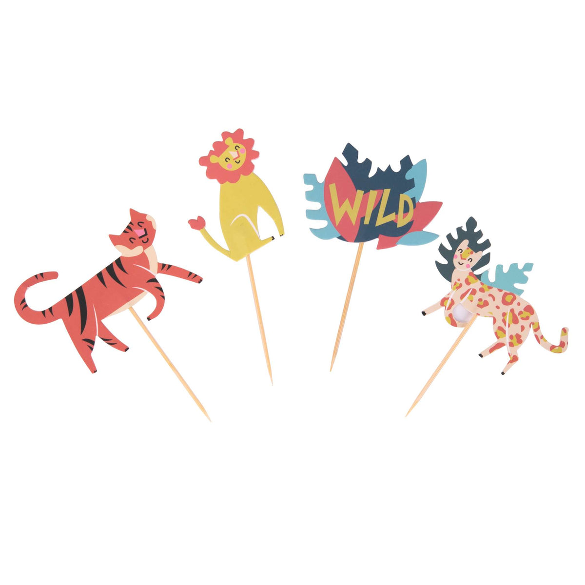 Go Wild Cupcake Set Set Of 24