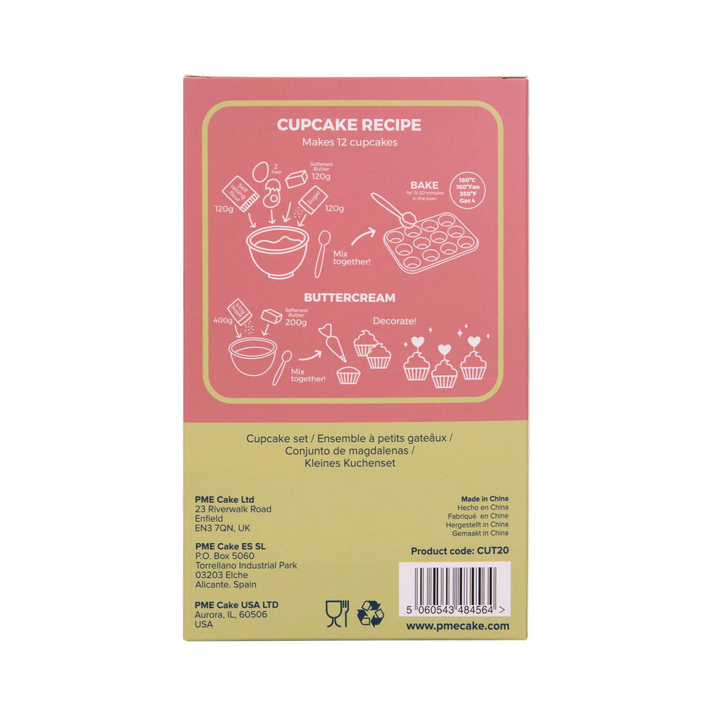Go Wild Cupcake Set Set Of 24