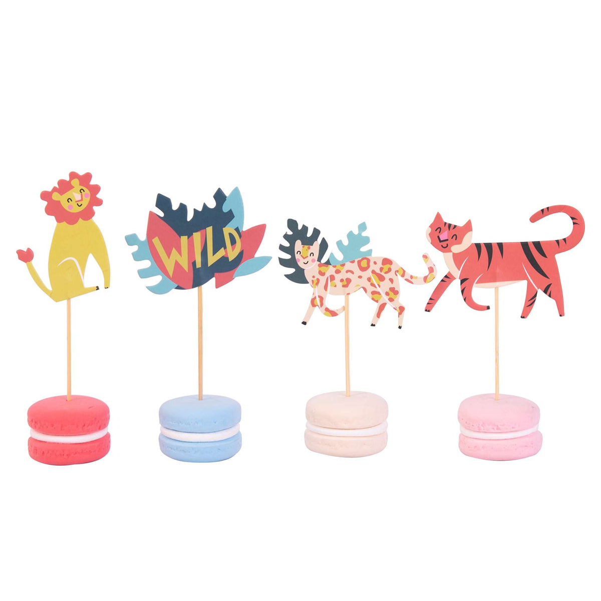 Go Wild Cupcake Set Set Of 24
