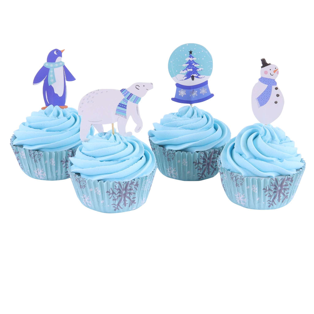 Let It Snow Cupcake Set Of 24