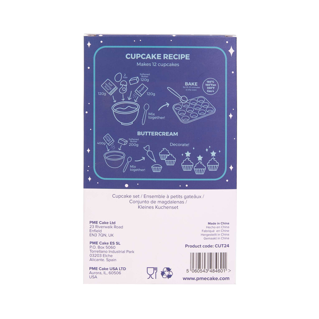 Cupcakeset - Out of this World Space (24 Vormpjes en Toppers)