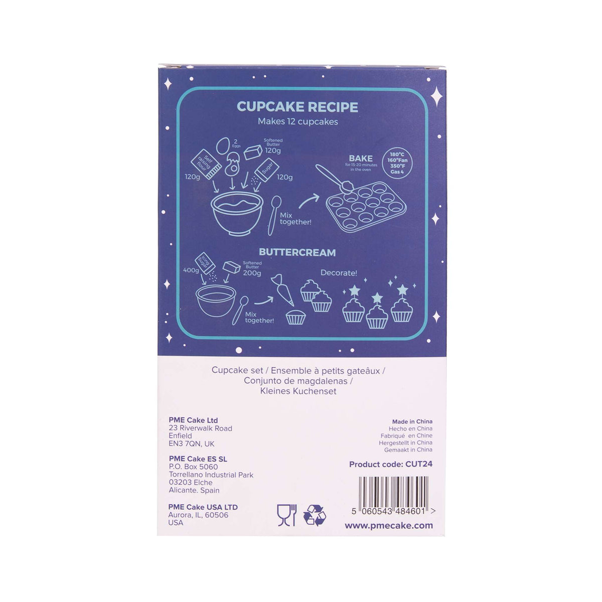 Cupcakeset - Out of this World Space (24 Vormpjes en Toppers)