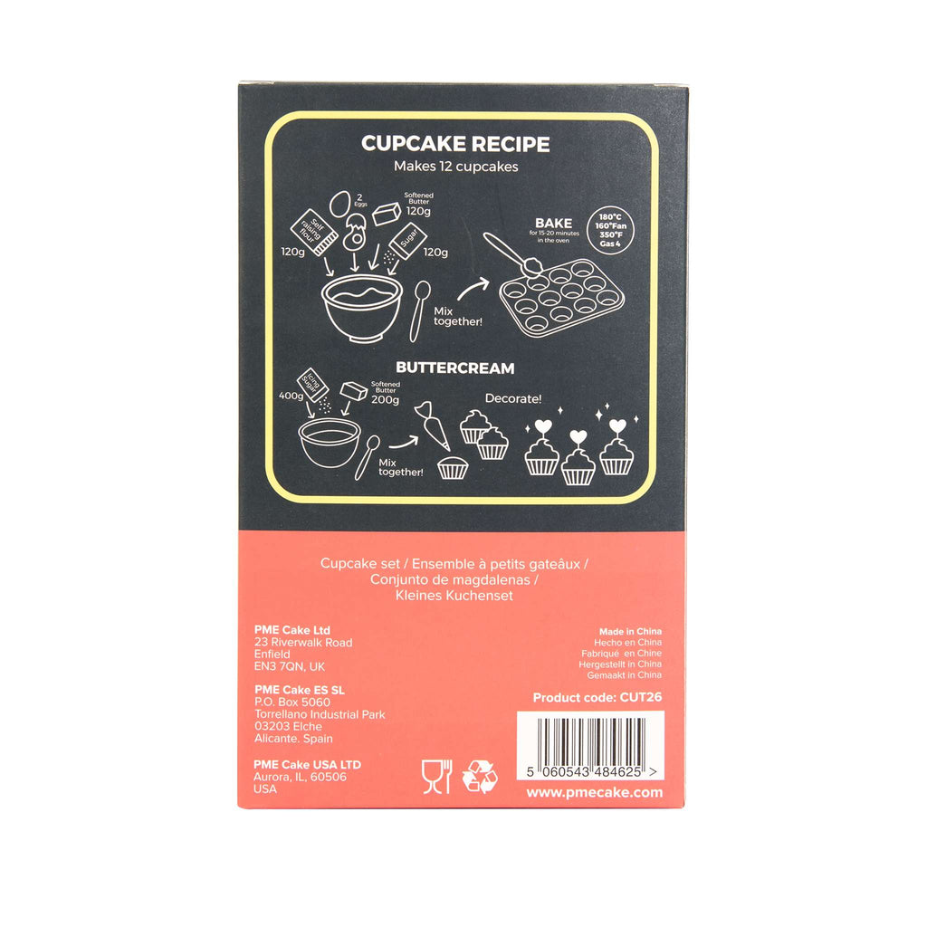 Gruselige Kürbisse Halloween Cupcake-Förmchen & Topper Set