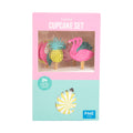 Cupcake-Dekorationsset - Tropisch (24 Förmchen und Toppers)