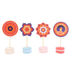 Set de Cupcakes - Feliz Diwali (24 estuches y toppers)