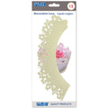Ivory Flowers Cupcake Wrappers Pk/12