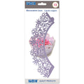 Cupcake-Manschetten - Mauve Blumen Pk/12