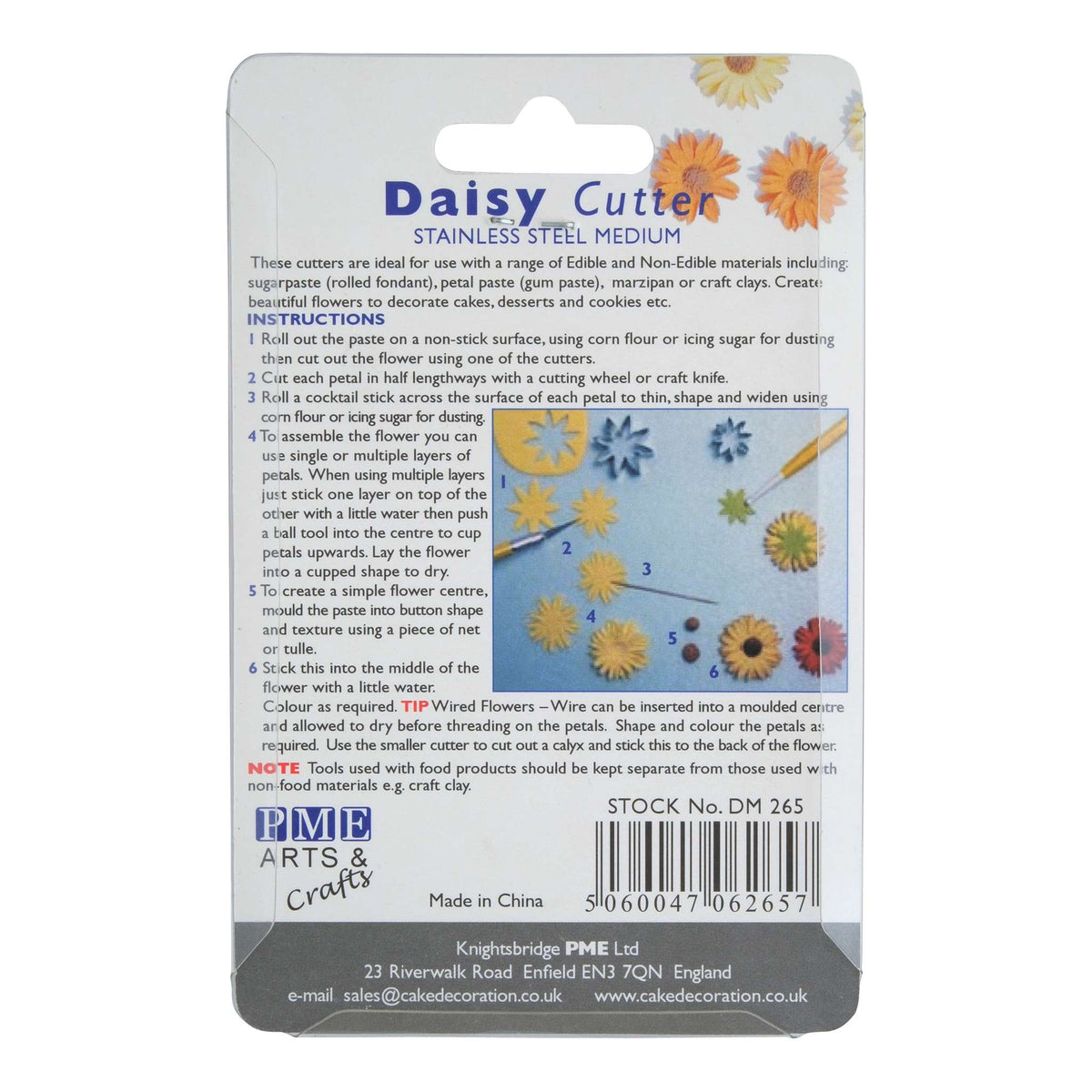 Emporte-pièces en acier inoxydable - Petite Marguerite 8 Pétales - Lot de 2