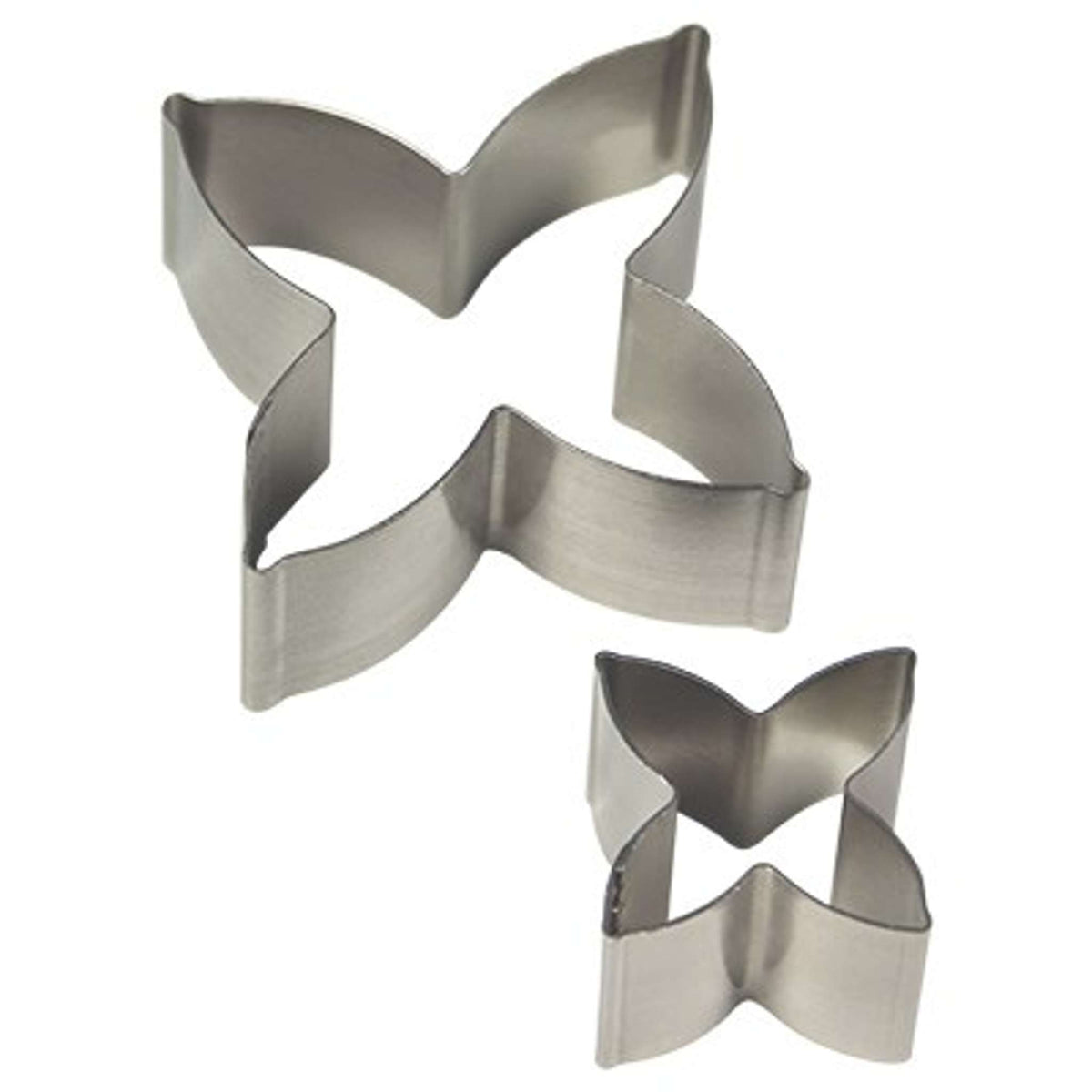 Emporte-pièces en acier inoxydable - Pétale de fleur de Daphne - Lot de 2