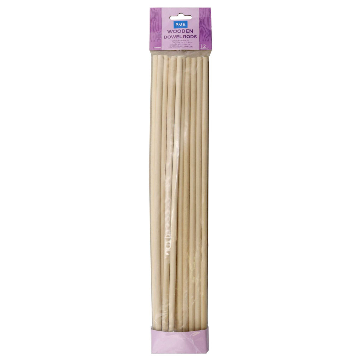 Varillas de Madera, Paquete de 12