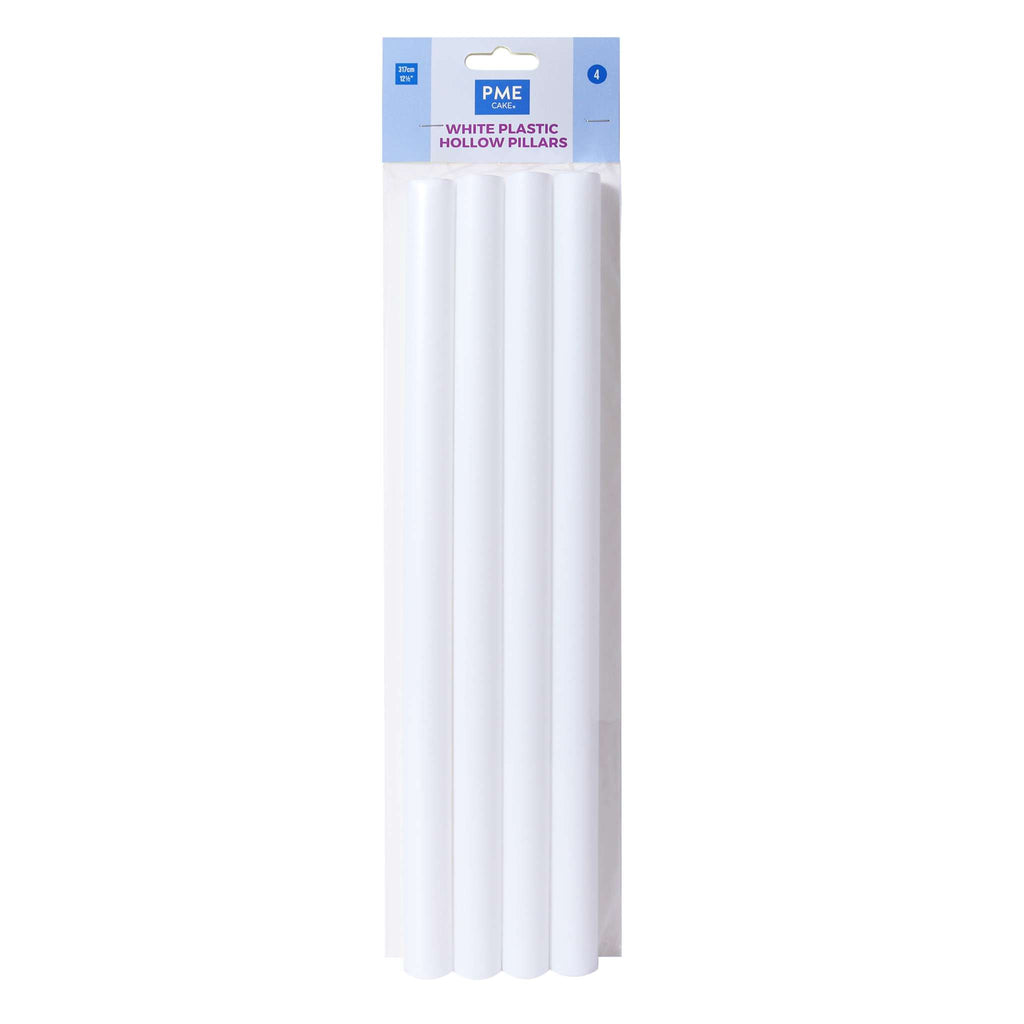 Dowel Rods - Kunststoff Pk/4 (317mm / 12.5") Weiß
