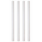 Dowel Rods - Kunststoff Pk/4 (317mm / 12.5") Weiß