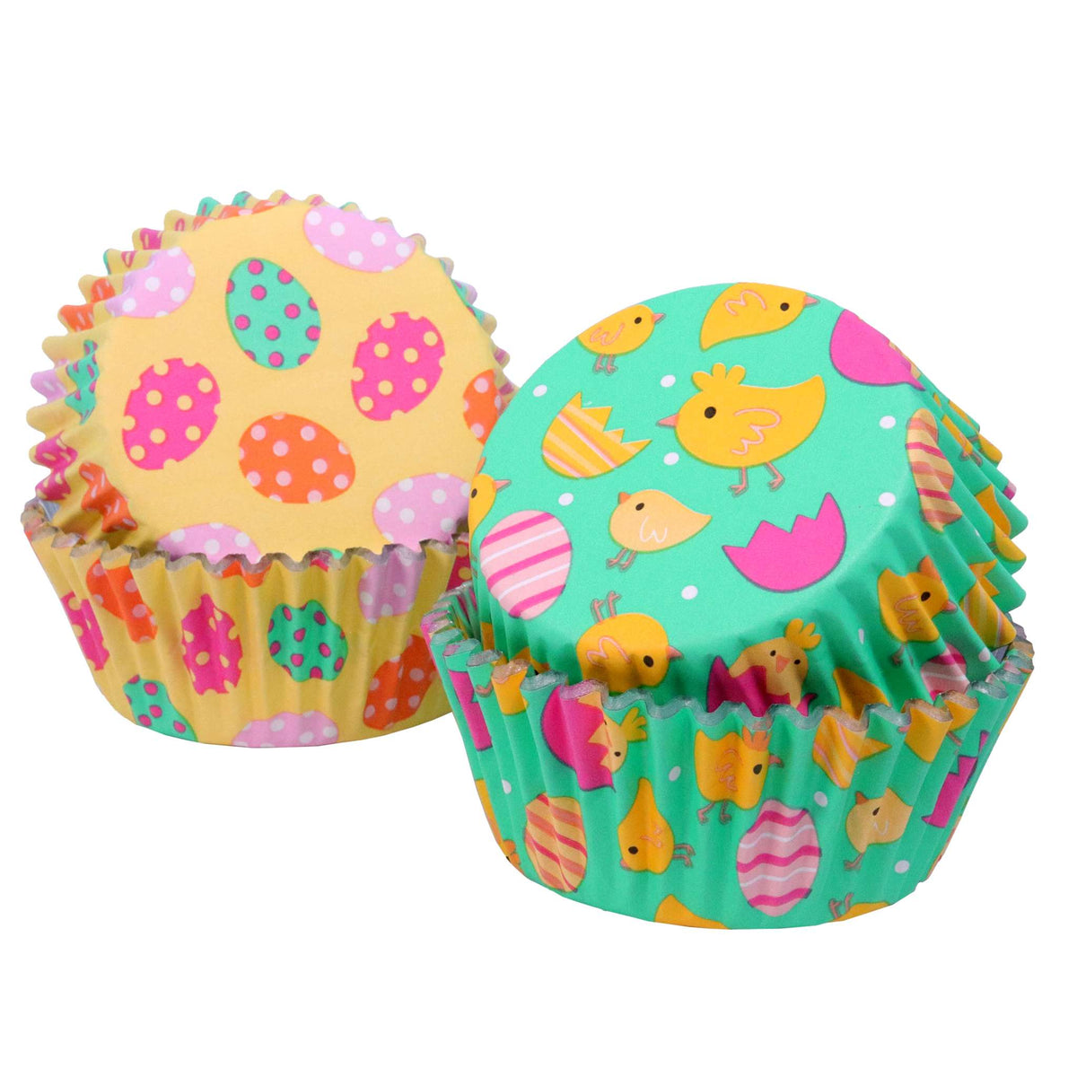 Easter Chicks Foil Lined Cupcake Cases Pk/60