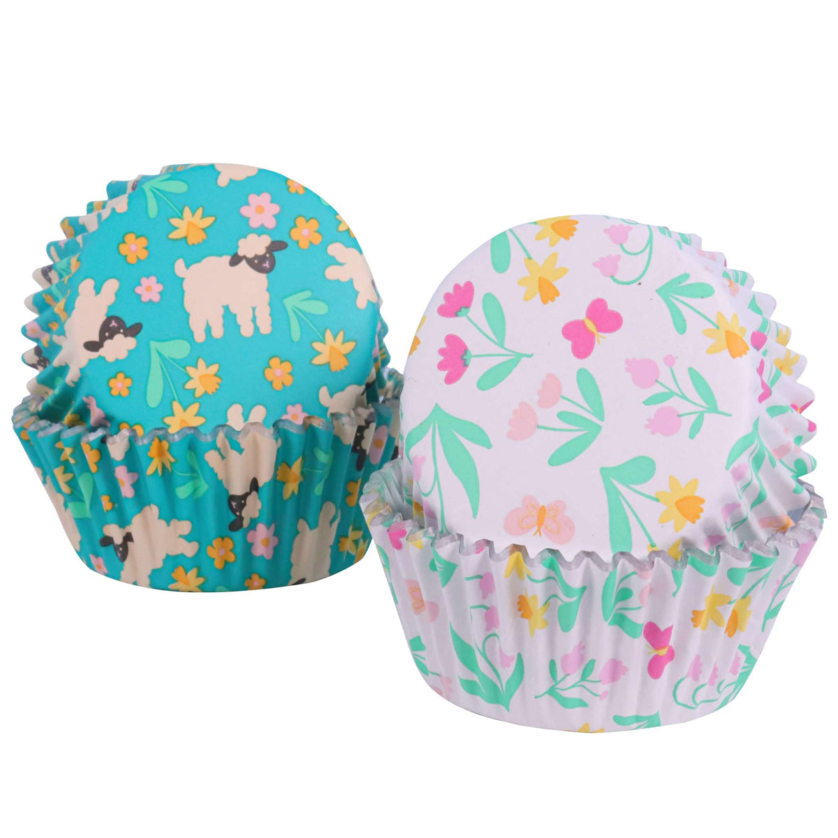 Spring Meadow Foil Lined Cupcake Cases Pk/60