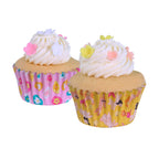 Easter Mini Foil Lined Cupcake Cases Pk/60