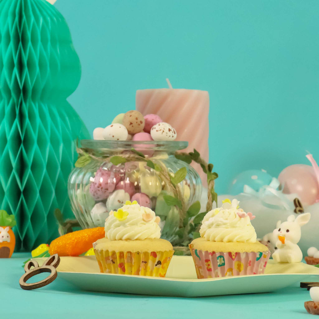 Easter Mini Foil Lined Cupcake Cases Pk/60