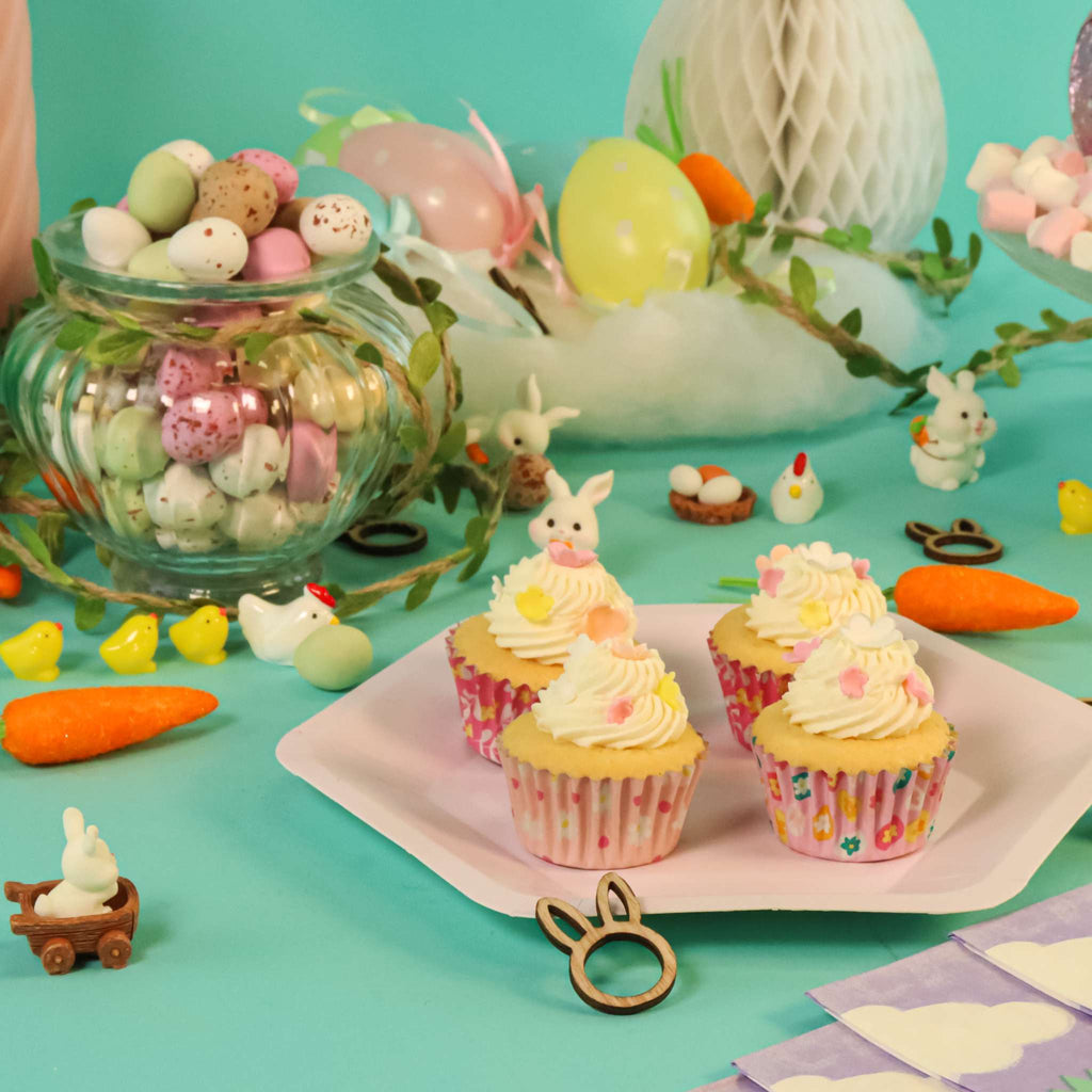 Oster Cupcake-Förmchen Folienbeschichtet, Blumen - Mini-Größe (60 Stück)