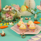 Oster Cupcake-Förmchen Folienbeschichtet, Blumen - Mini-Größe (60 Stück)