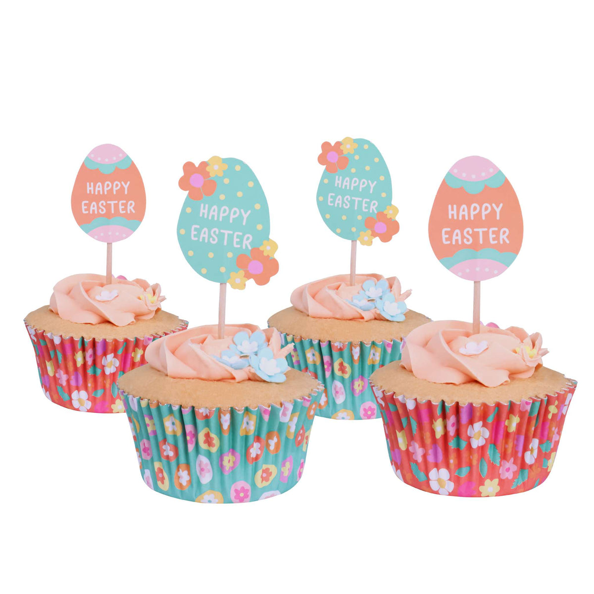 Easter Eggs Cupcake Set Of 24