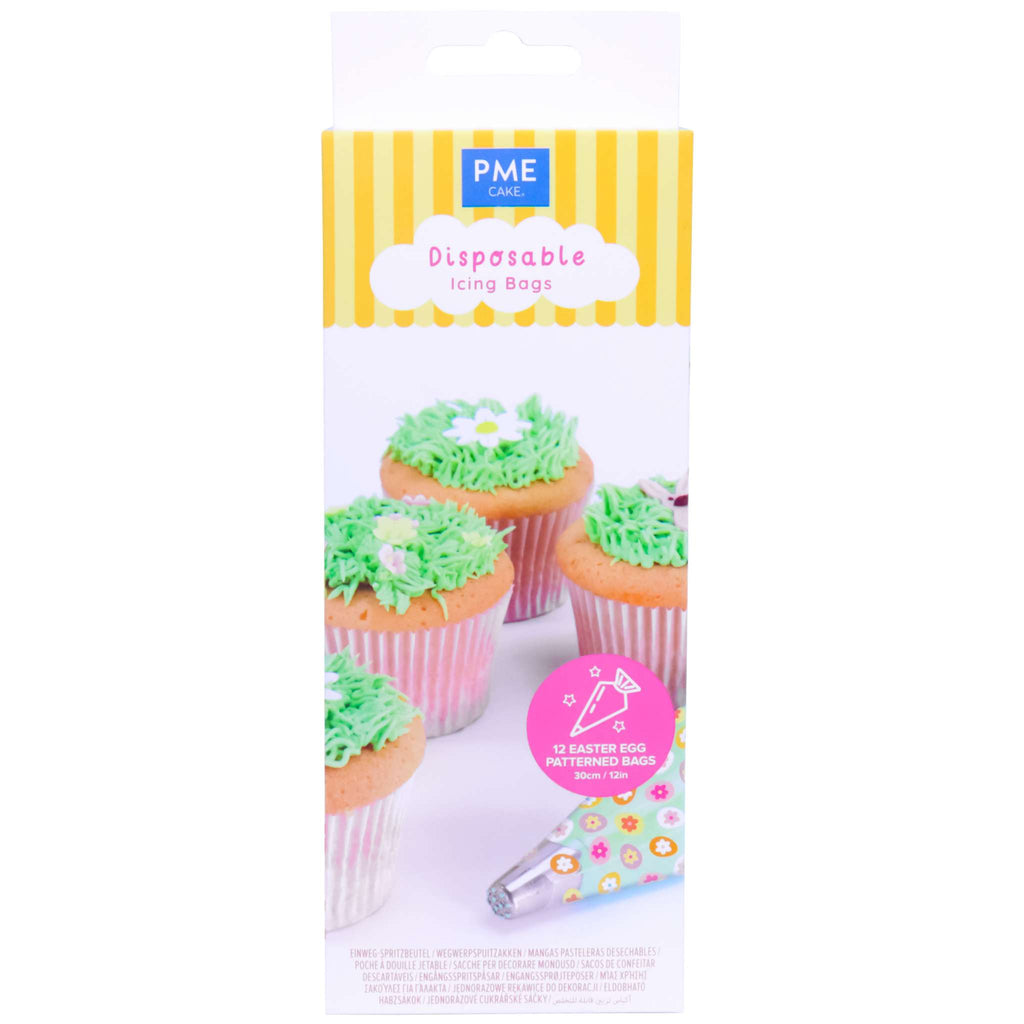 12 Poches à douille Jetables pour Glaçage de Pâques
