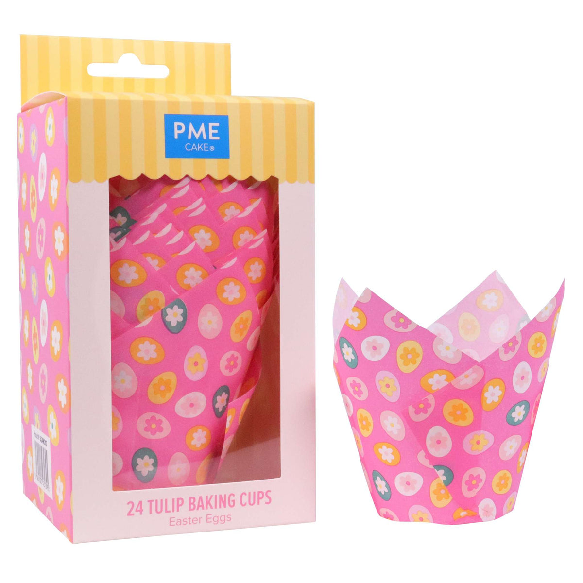 Tulipas para Muffins de Pascua - Huevos de Pascua (Set de 24)