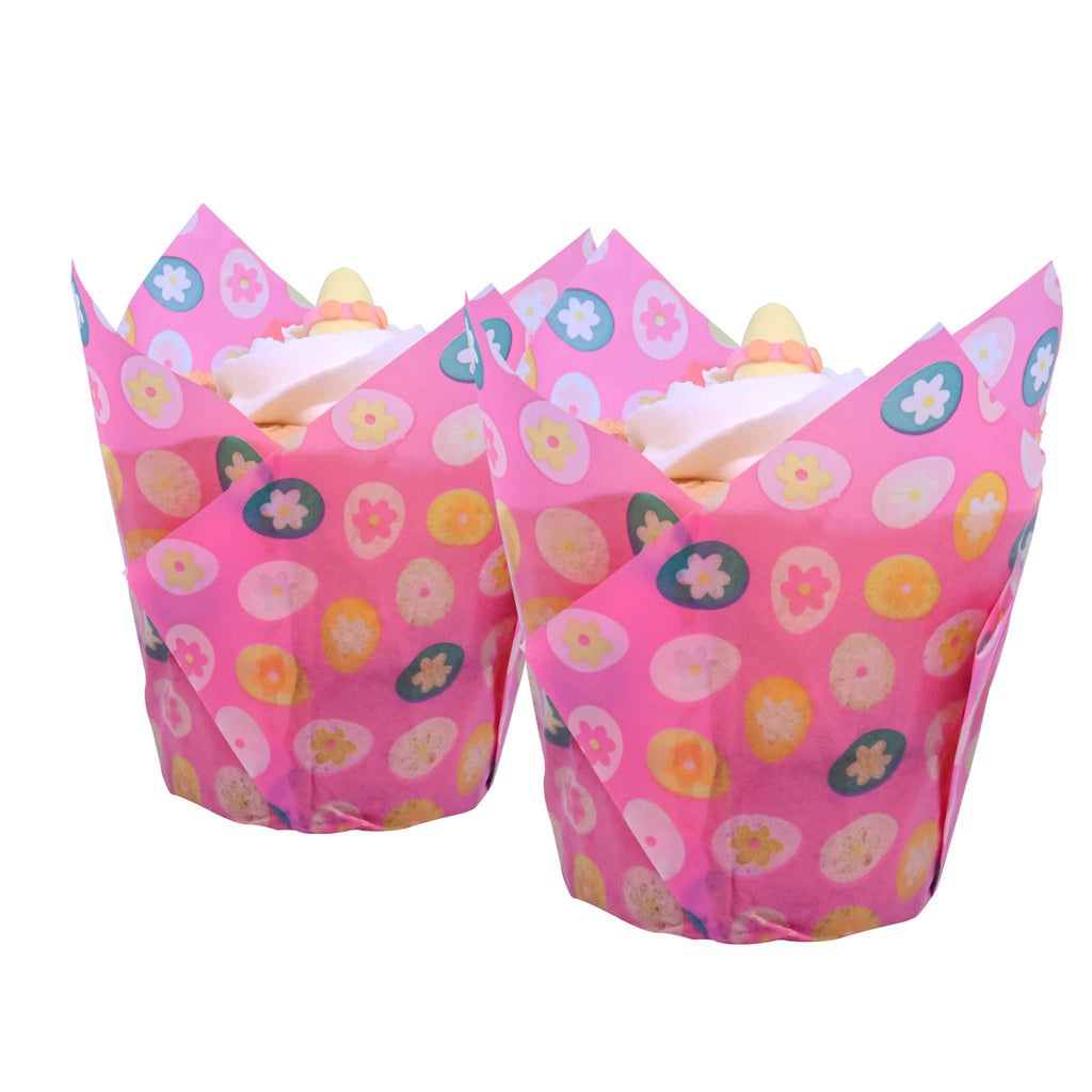 Paas Tulpmuffinvormpjes - Paaseieren (24 stuks)