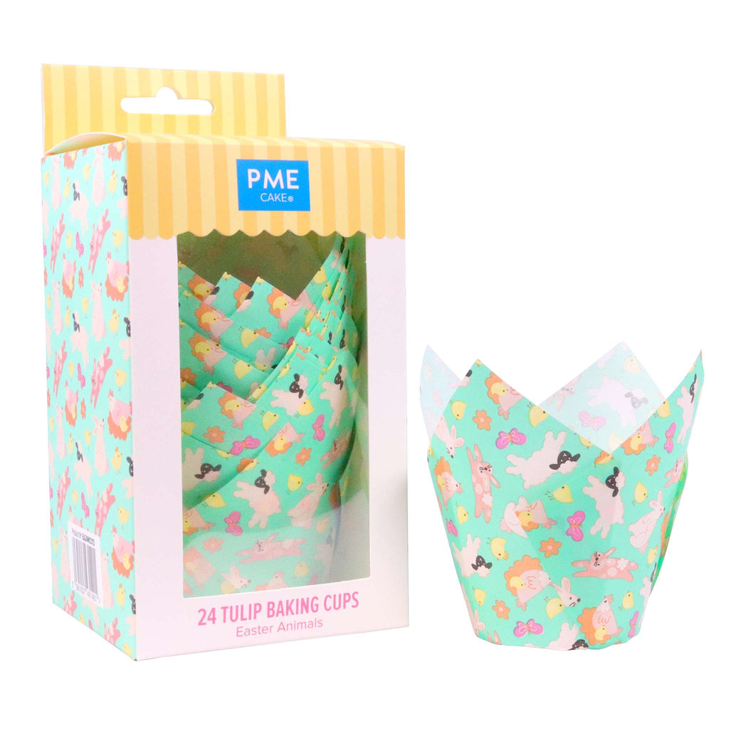 Easter Animals Tulip Muffin Cases Pk/24