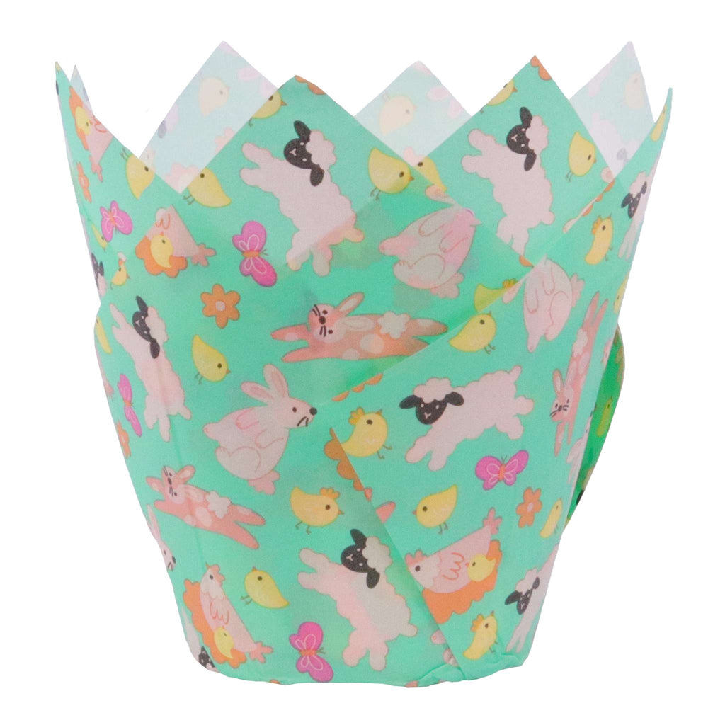 Easter Animals Tulip Muffin Cases Pk/24