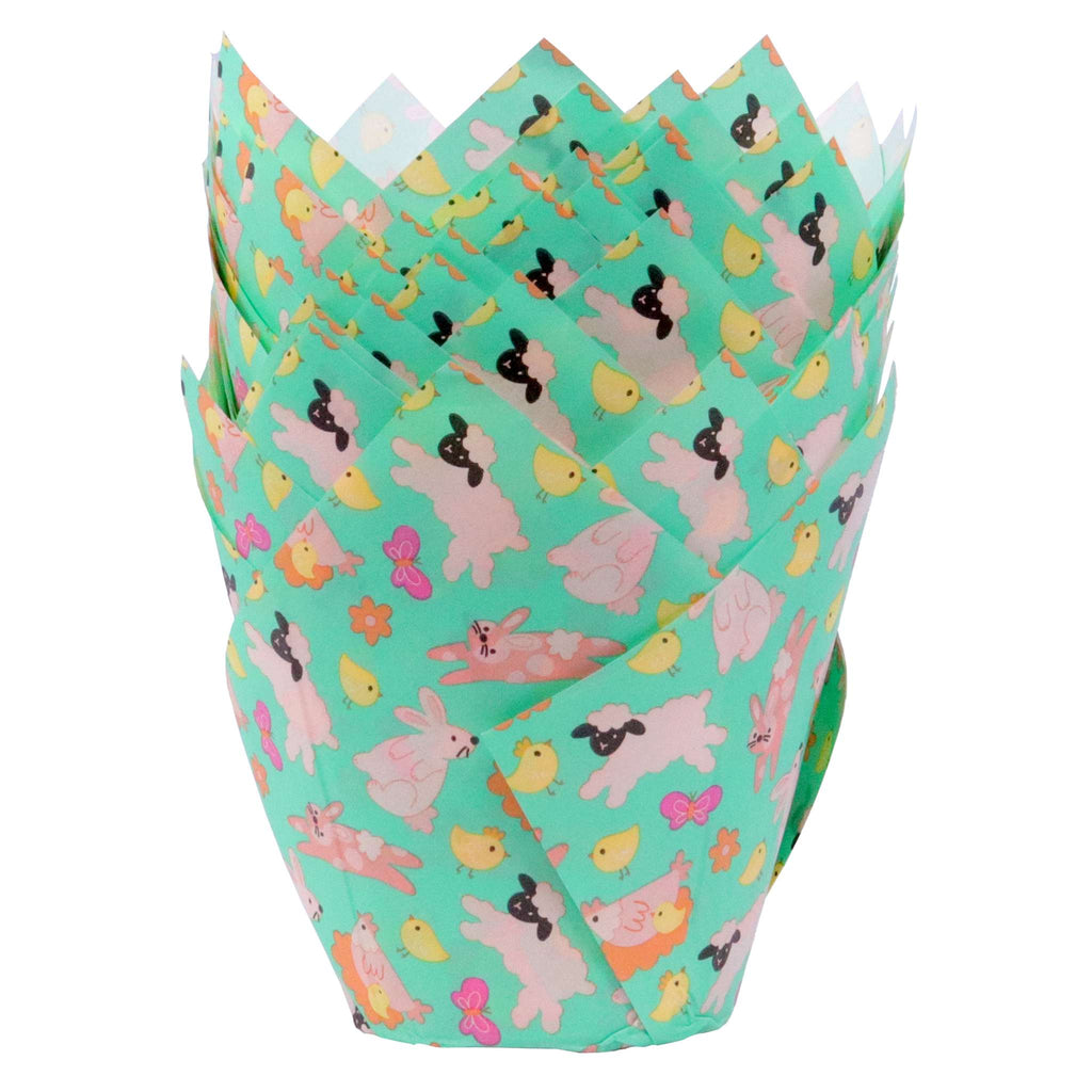 Easter Animals Tulip Muffin Cases Pk/24