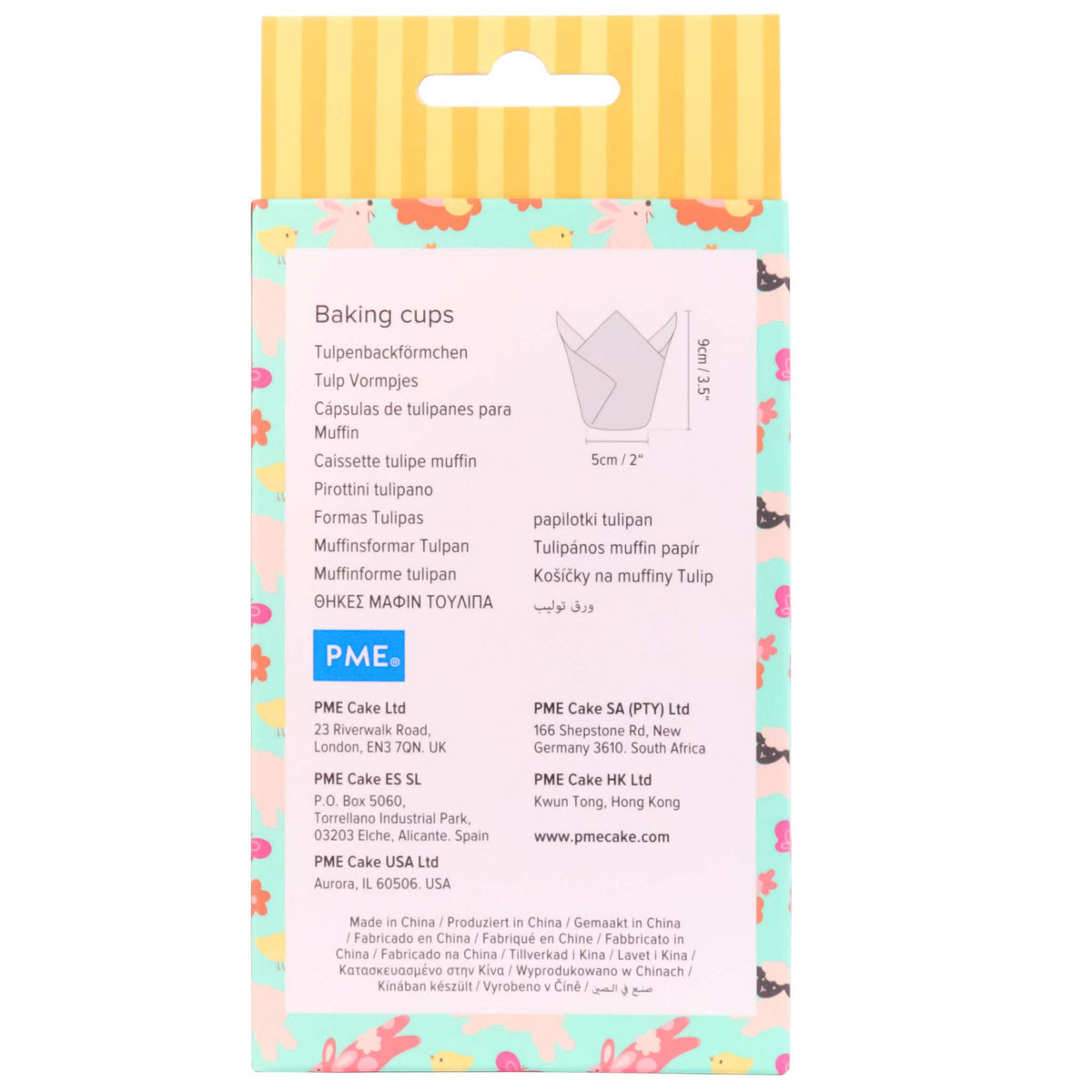 Easter Animals Tulip Muffin Cases Pk/24