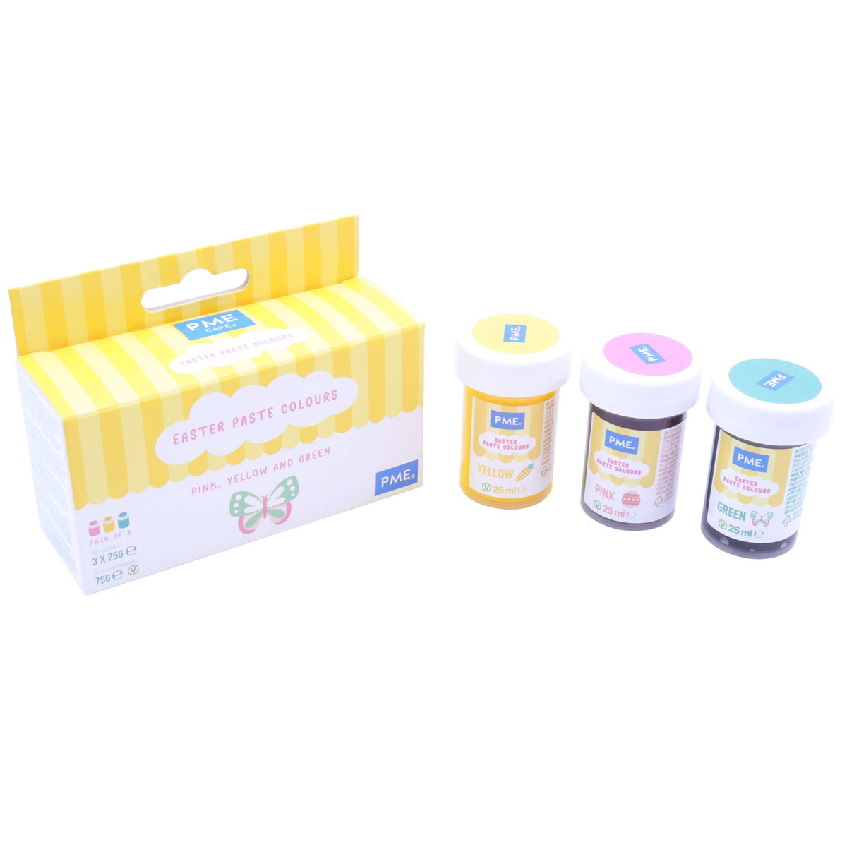 Easter Paste Colours Set of 3  (75g / 2.64oz)