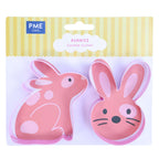 Bunnies Cookie Cutters Set Of 2