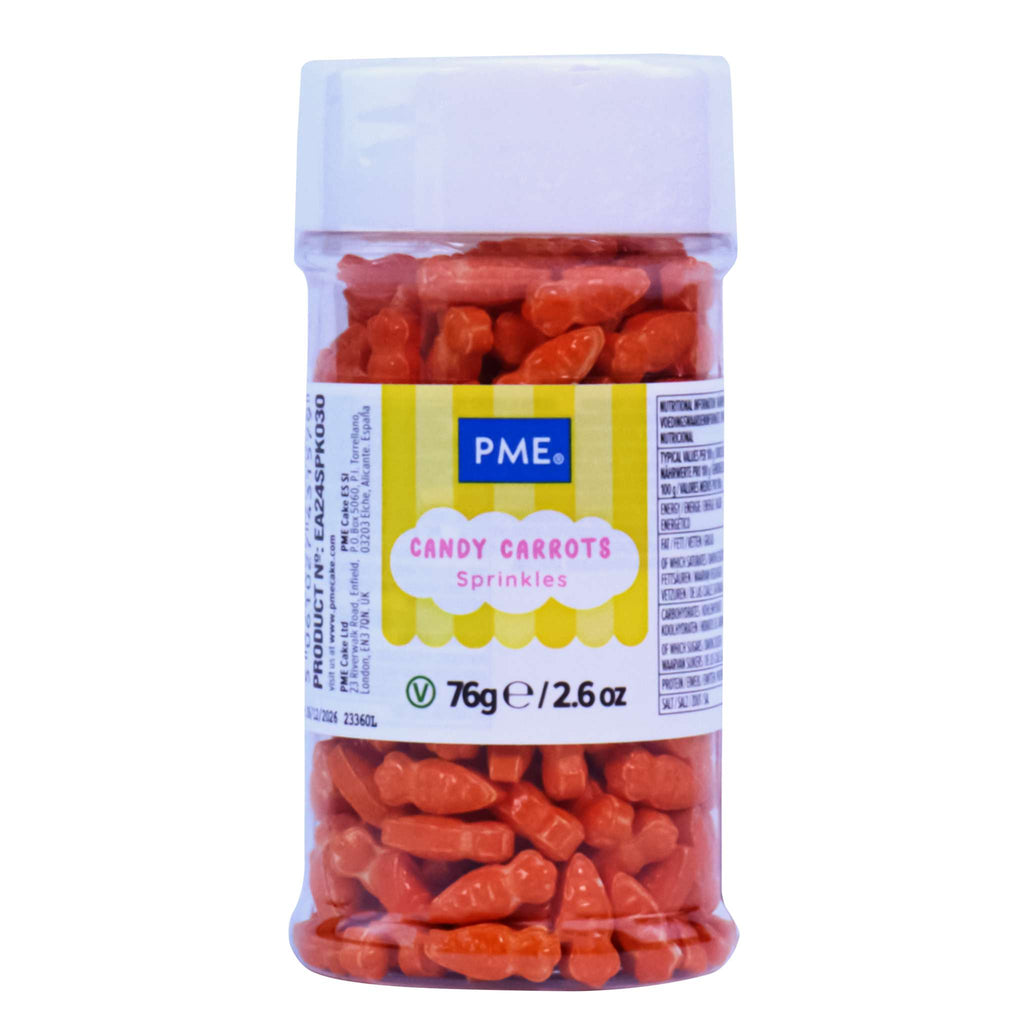 Candy Carrots Sprinkles  (76g / 2.6oz)