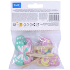 Pascua Toppers para pasteles - Mariposas (Set de 24)
