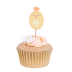 Pascua Toppers para pasteles - Pollitos (Set de 24)