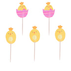 Pascua Toppers para pasteles - Pollitos (Set de 24)