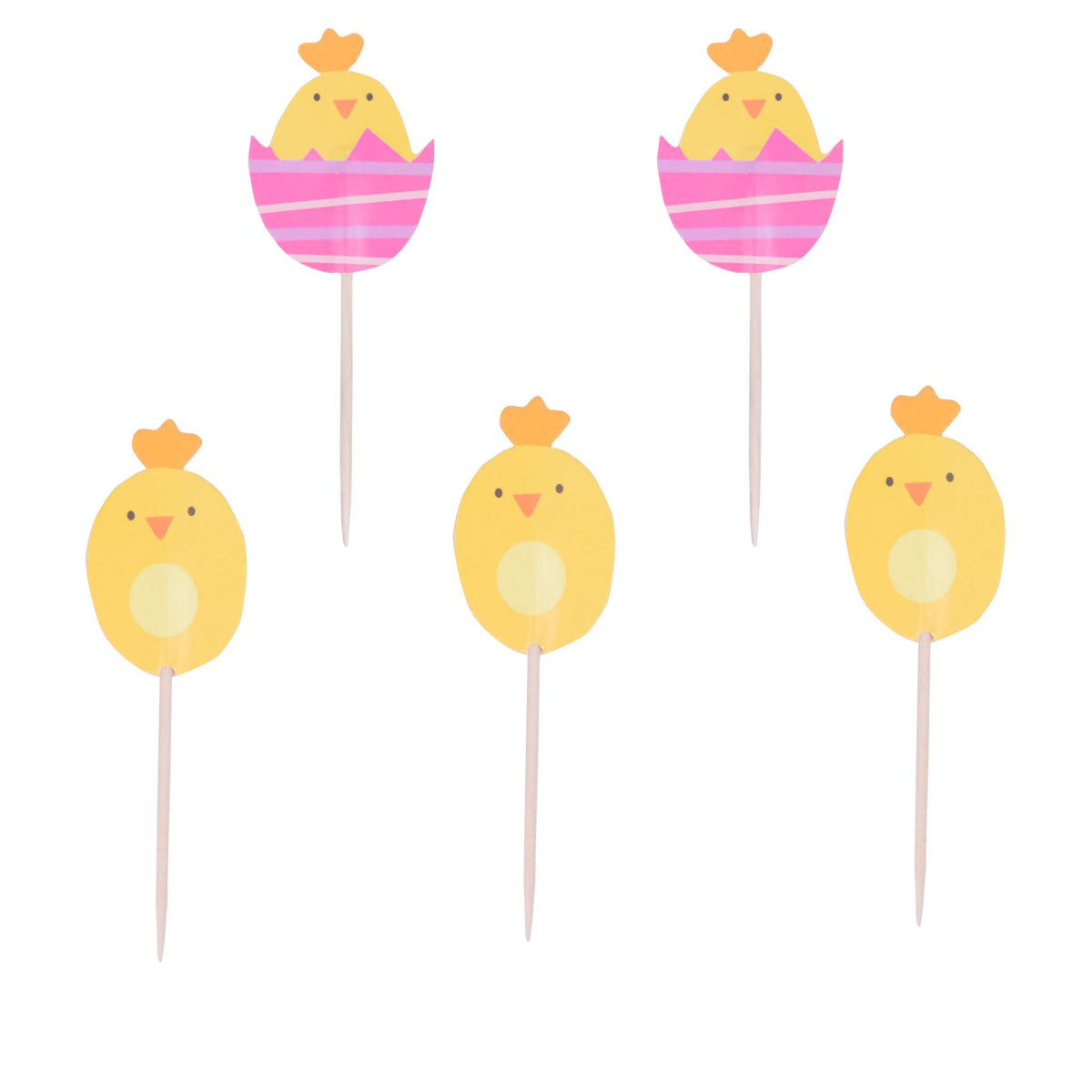 Easter Chicks Cupcake Toppers Pk/24
