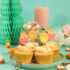 Pascua Toppers para pasteles - Pollitos (Set de 24)