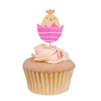 Pascua Toppers para pasteles - Pollitos (Set de 24)
