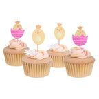 Pascua Toppers para pasteles - Pollitos (Set de 24)