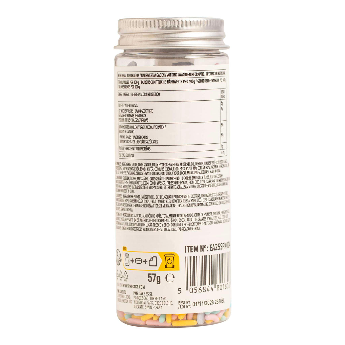 Pastel Butterflies Sprinkle Mix (57g)