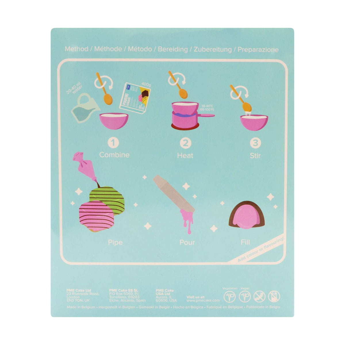 Icing Mix - Fondantglazuur (400g / 14oz)