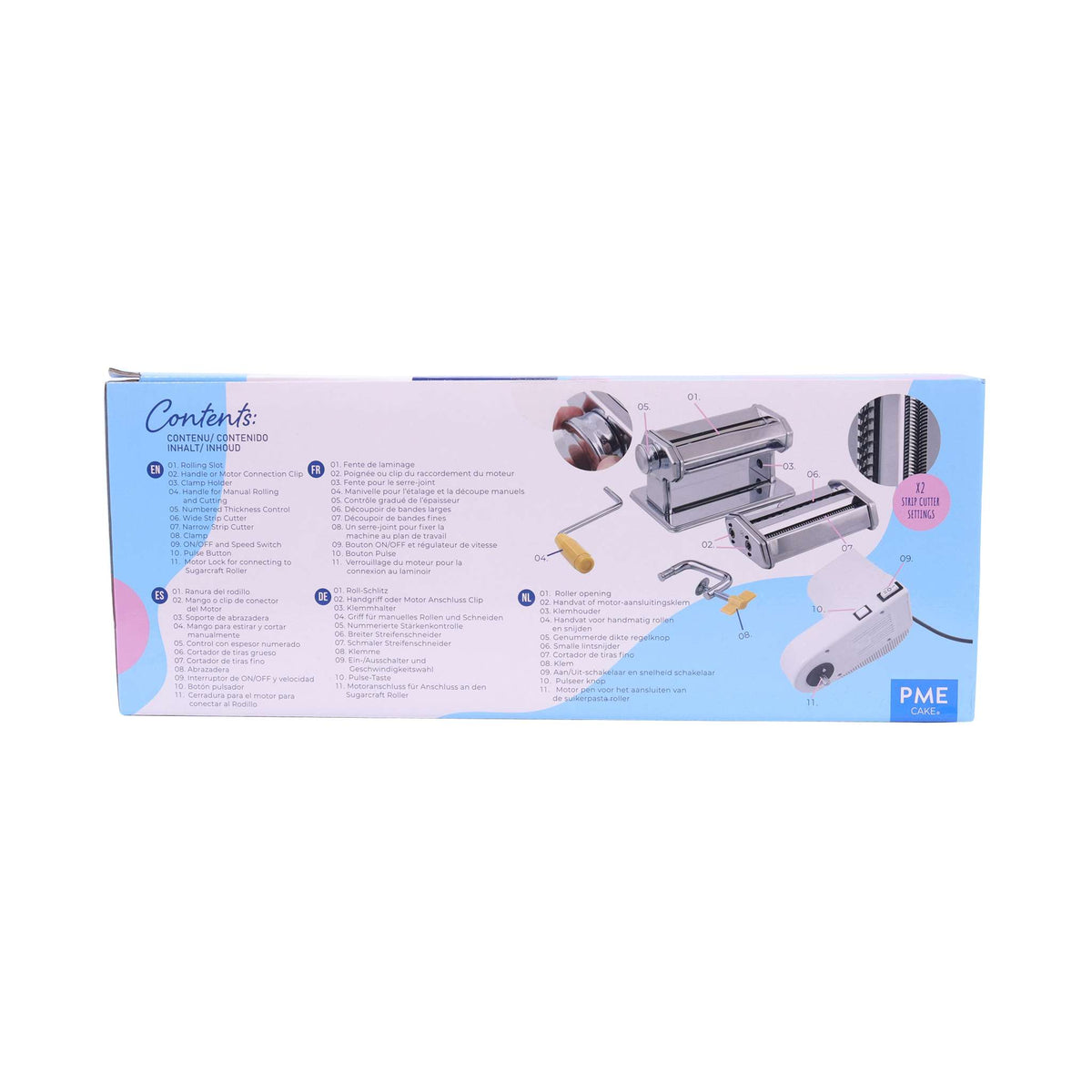EU Plug Electric Sugar Craft Roller & Strip Cutter