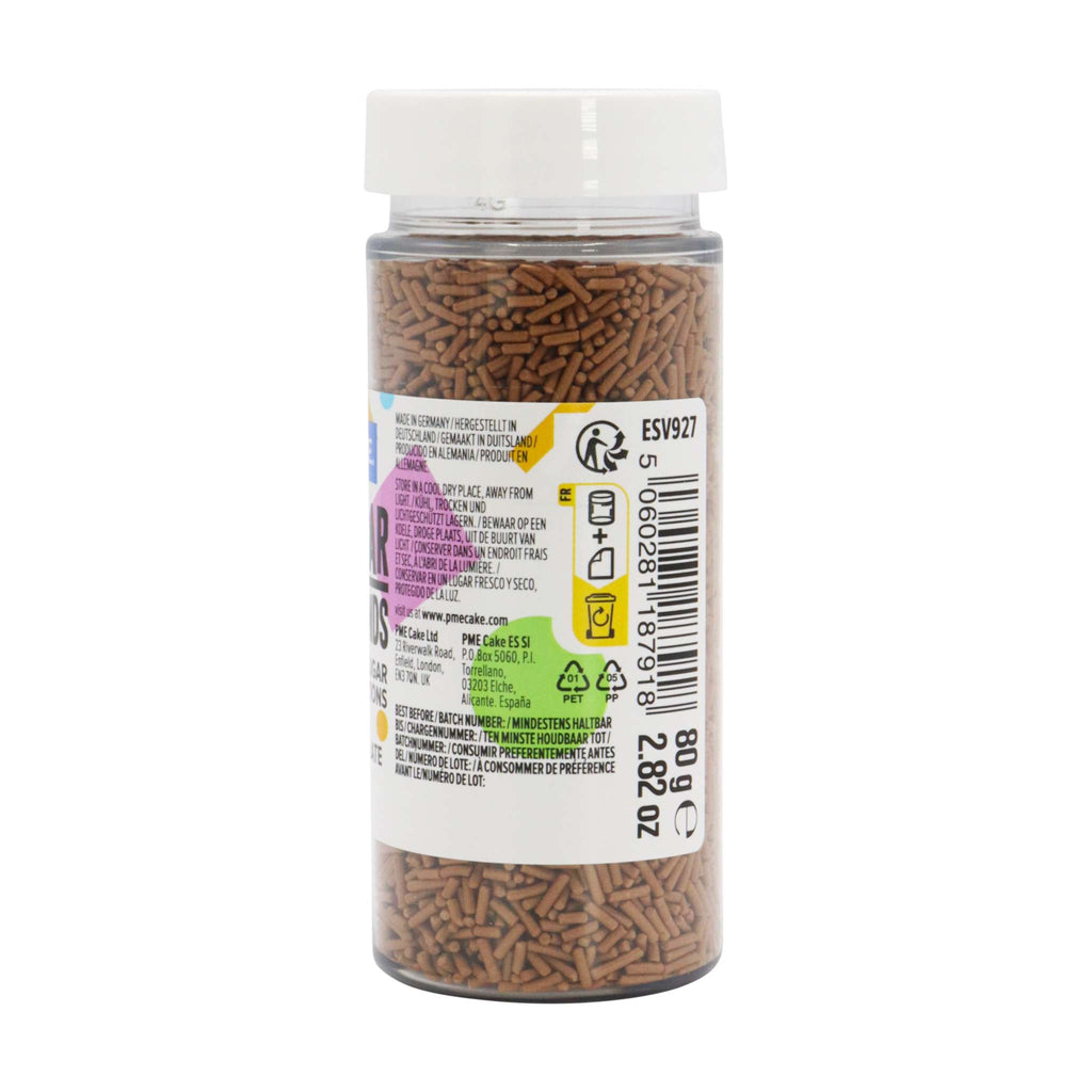Chocolate Sugar Strands Sprinkles (80g / 2.82oz)