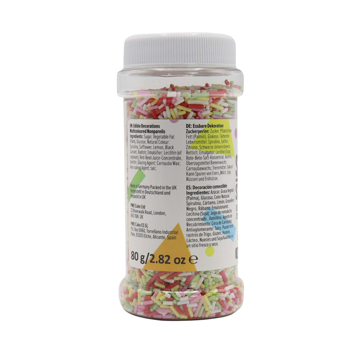 Multi-Farbige Zuckerstreusel (80g / 2.82oz)